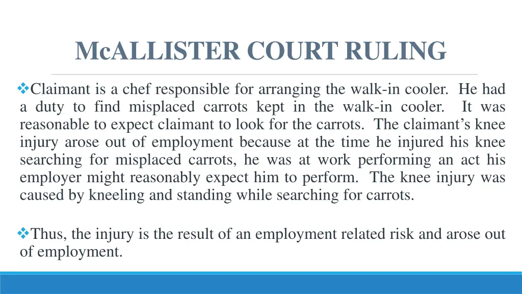 mcallister court ruling