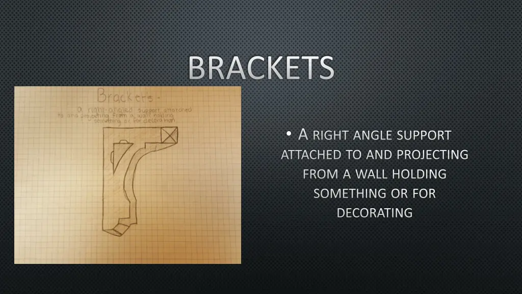 brackets