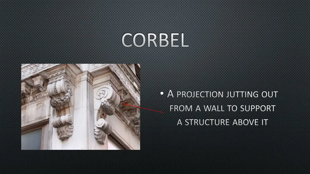 corbel