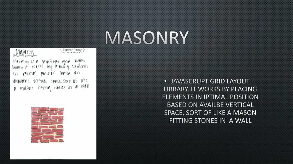 masonry