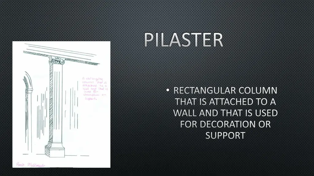 pilaster