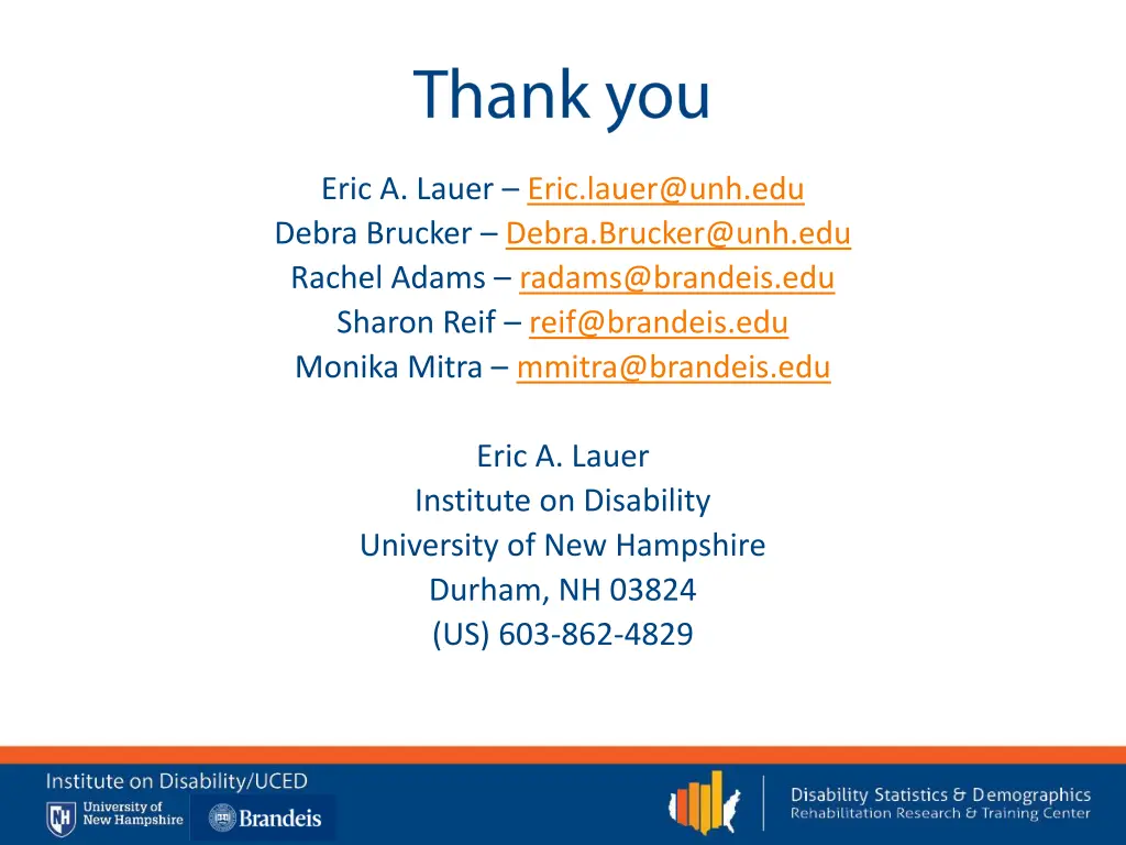 eric a lauer eric lauer@unh edu debra brucker