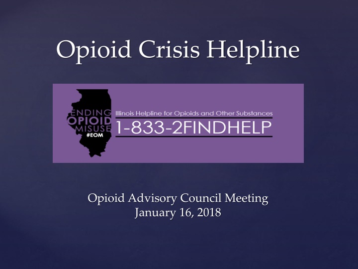 opioid crisis helpline