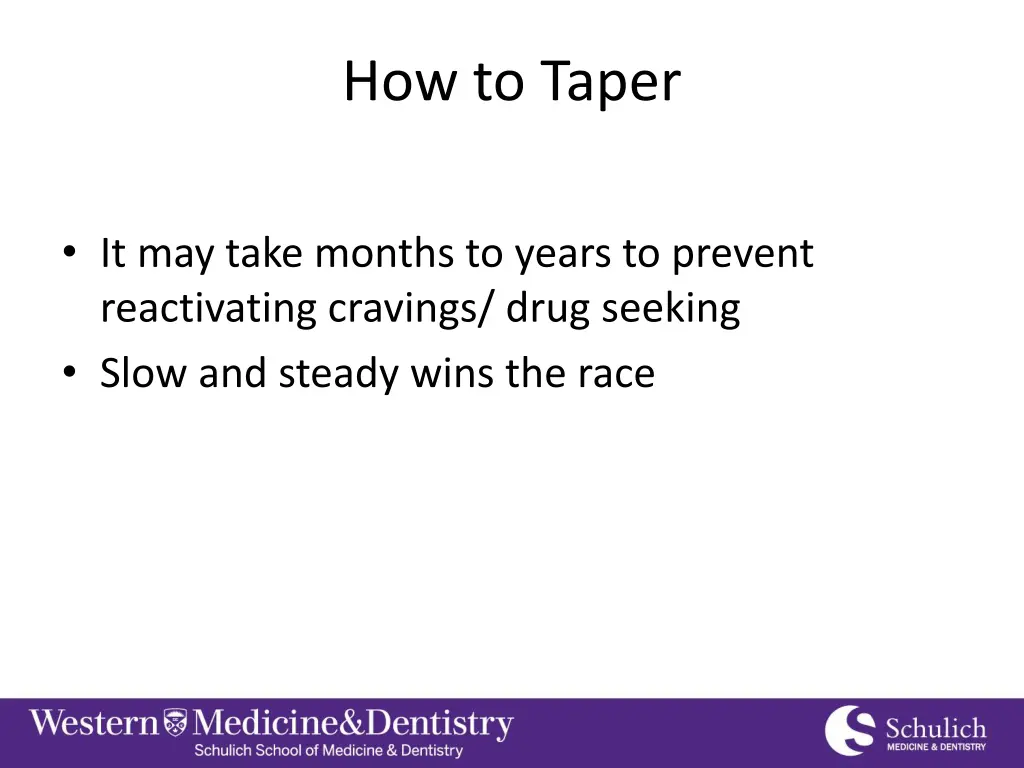 how to taper 6