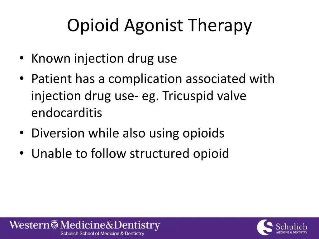 opioid agonist therapy