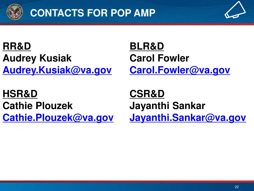 contacts for pop amp