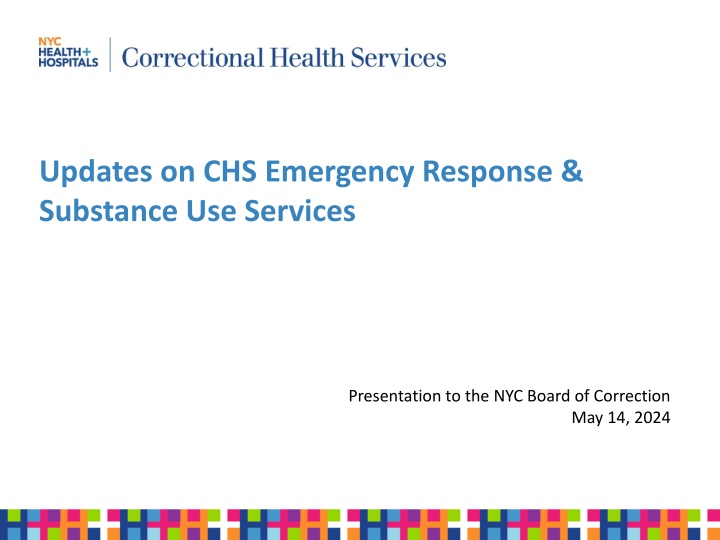 updates on chs emergency response substance