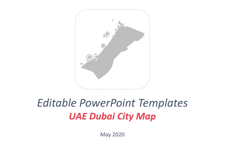 editable powerpoint templates uae dubai city map