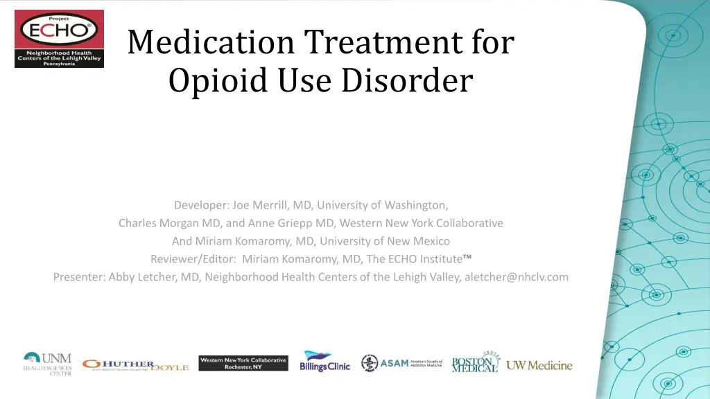 medication treatment for opioid use disorder