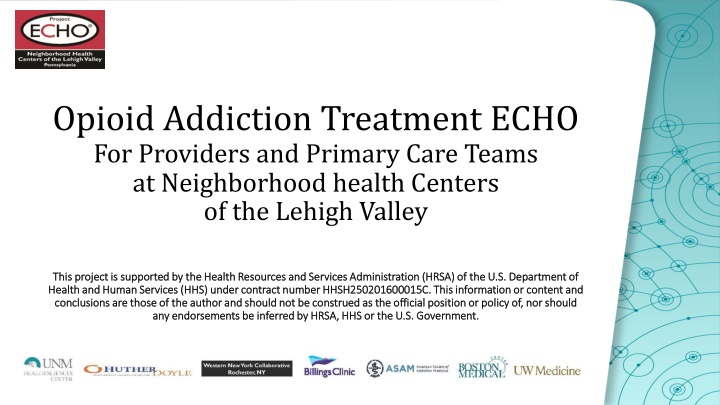 opioid addiction treatment echo for providers