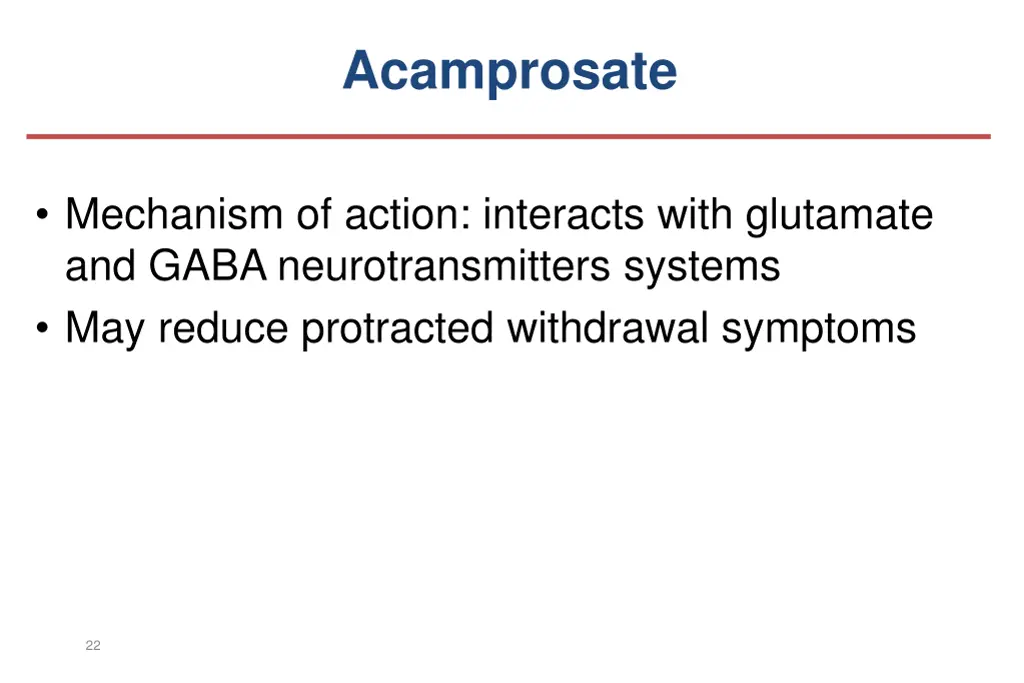 acamprosate