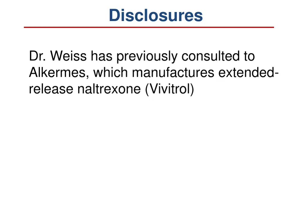 disclosures