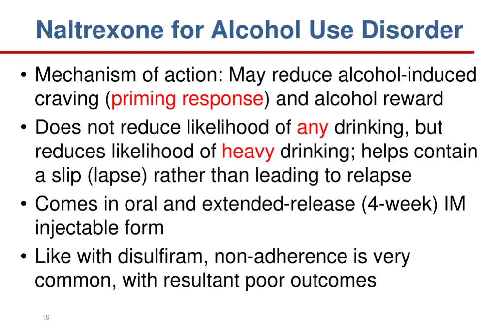 naltrexone for alcohol use disorder