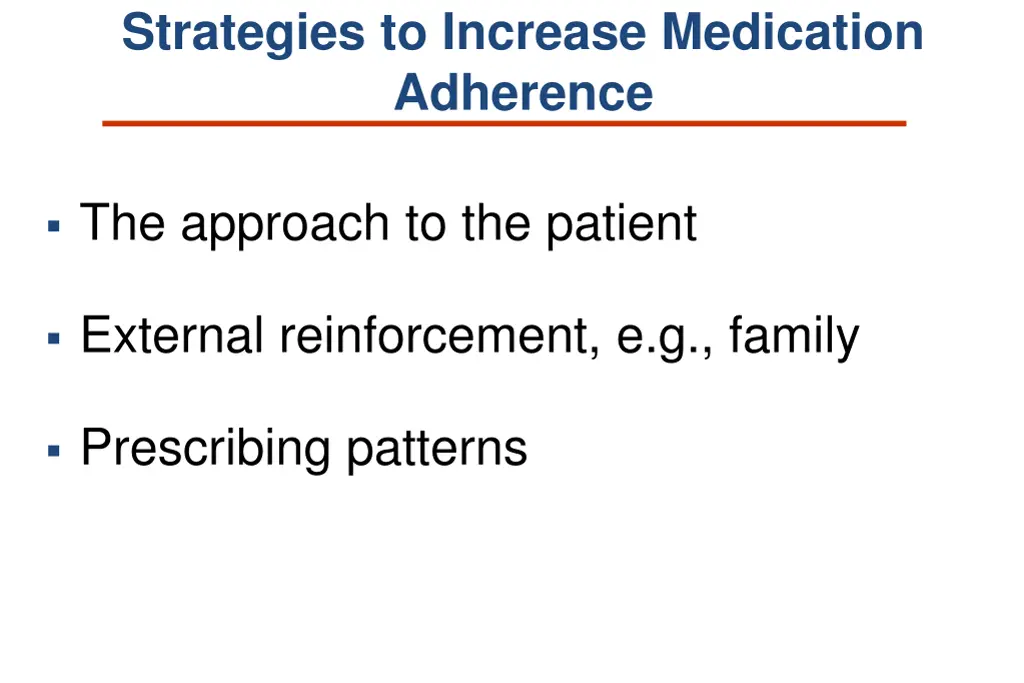 strategies to increase medication adherence