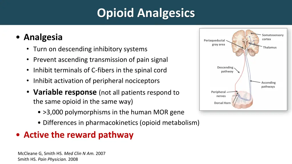 opioid analgesics