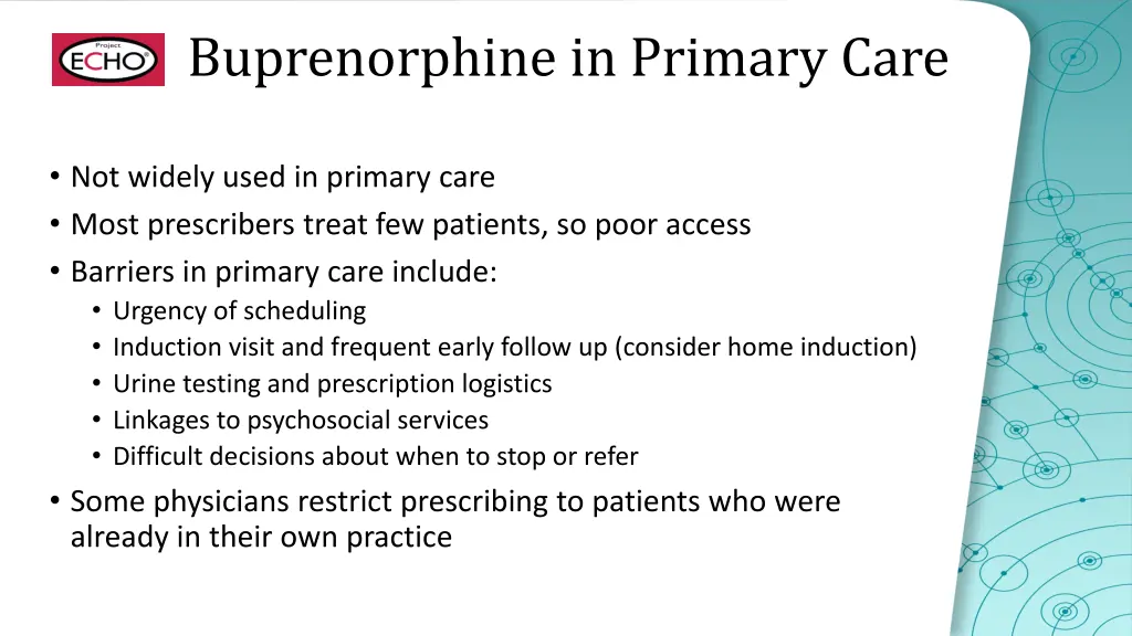 buprenorphine in primary care