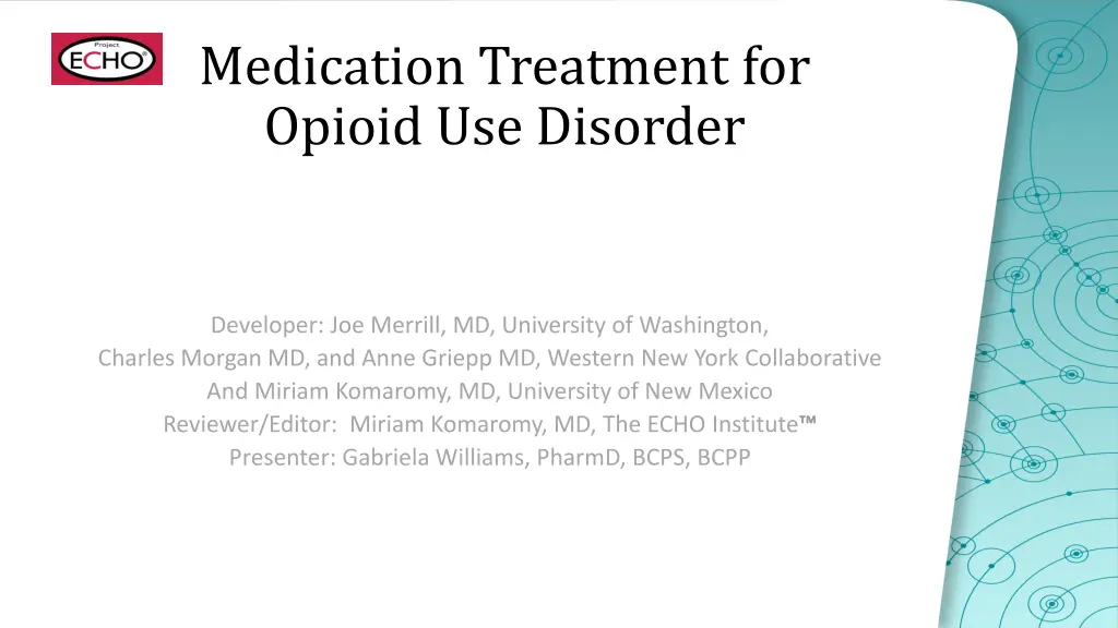 medication treatment for opioid use disorder