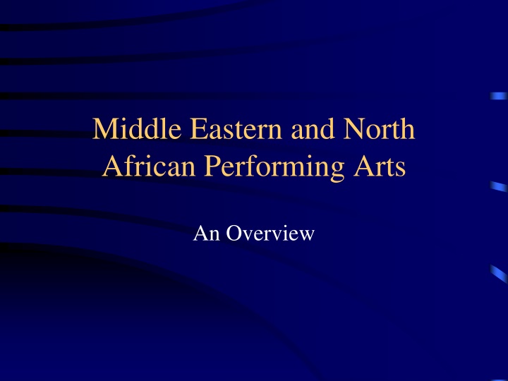 middle eastern and north african performing arts