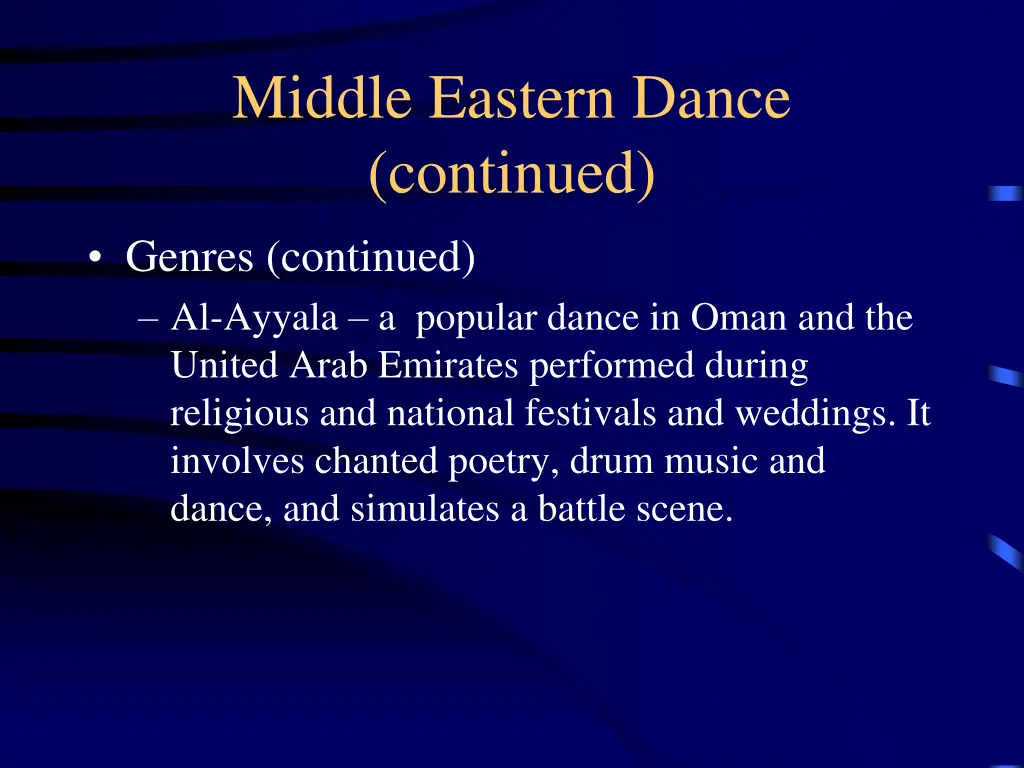 middle eastern dance continued 3