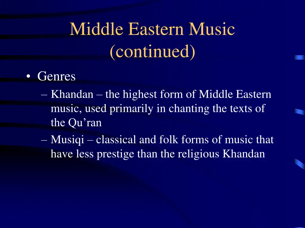 middle eastern music continued 4