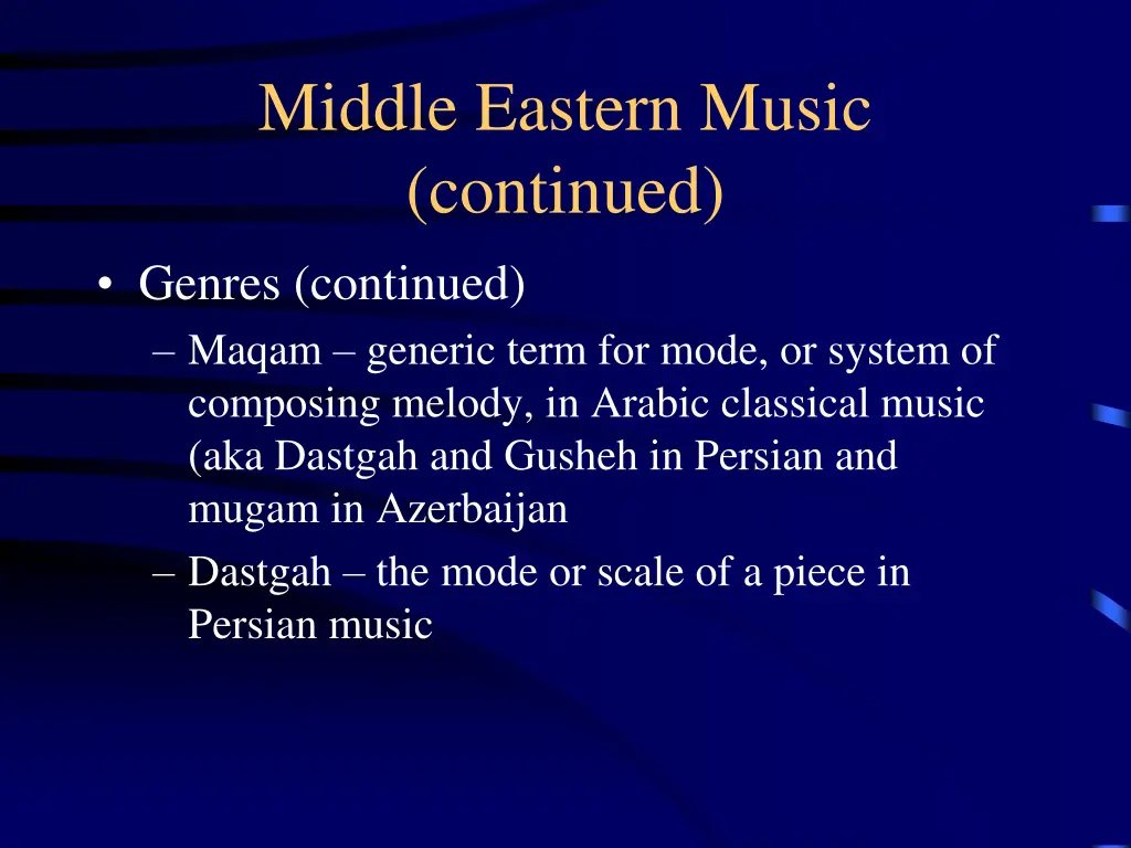 middle eastern music continued 5