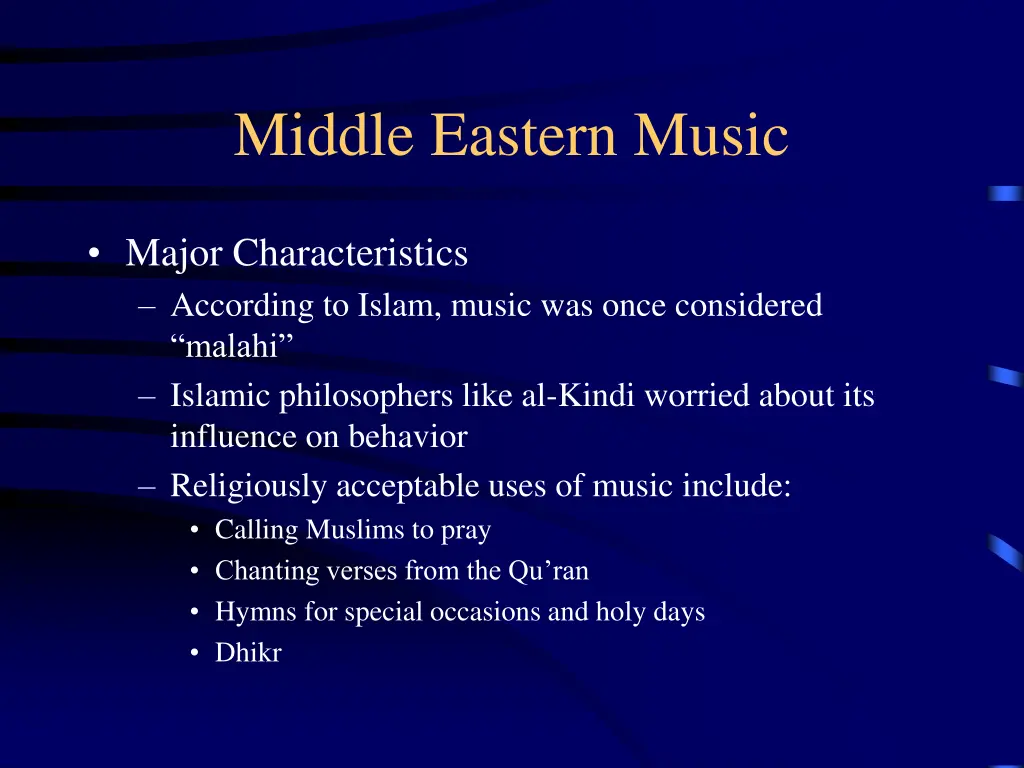 middle eastern music