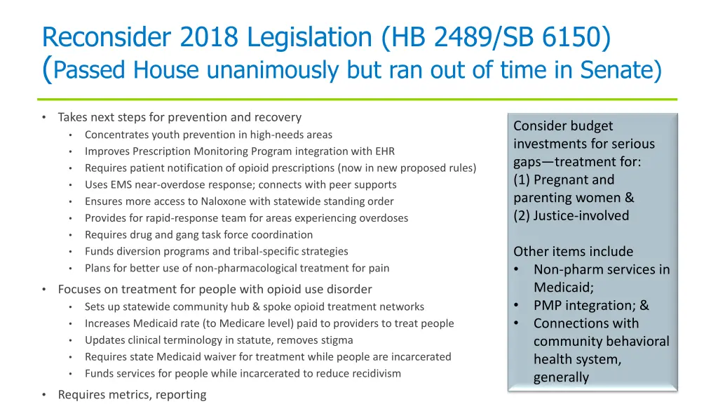 reconsider 2018 legislation hb 2489 sb 6150