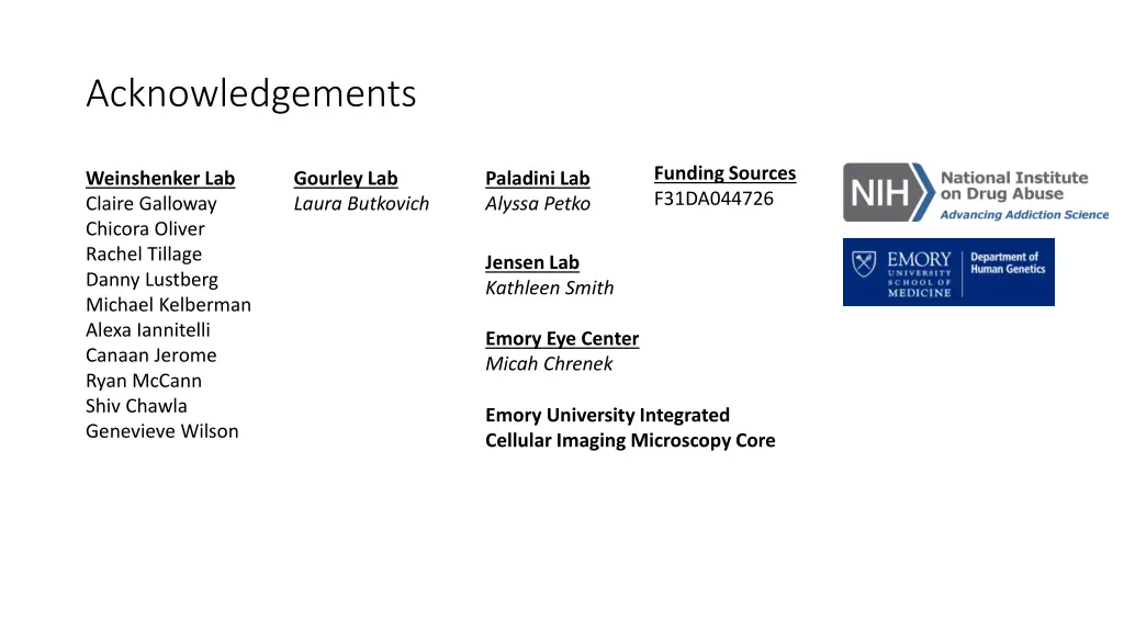 acknowledgements