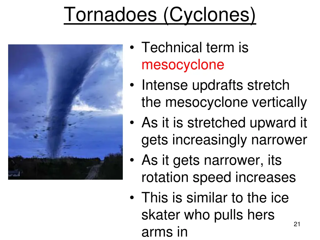 tornadoes cyclones