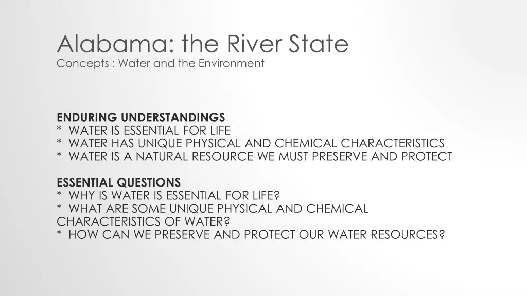 alabama the river state concepts water