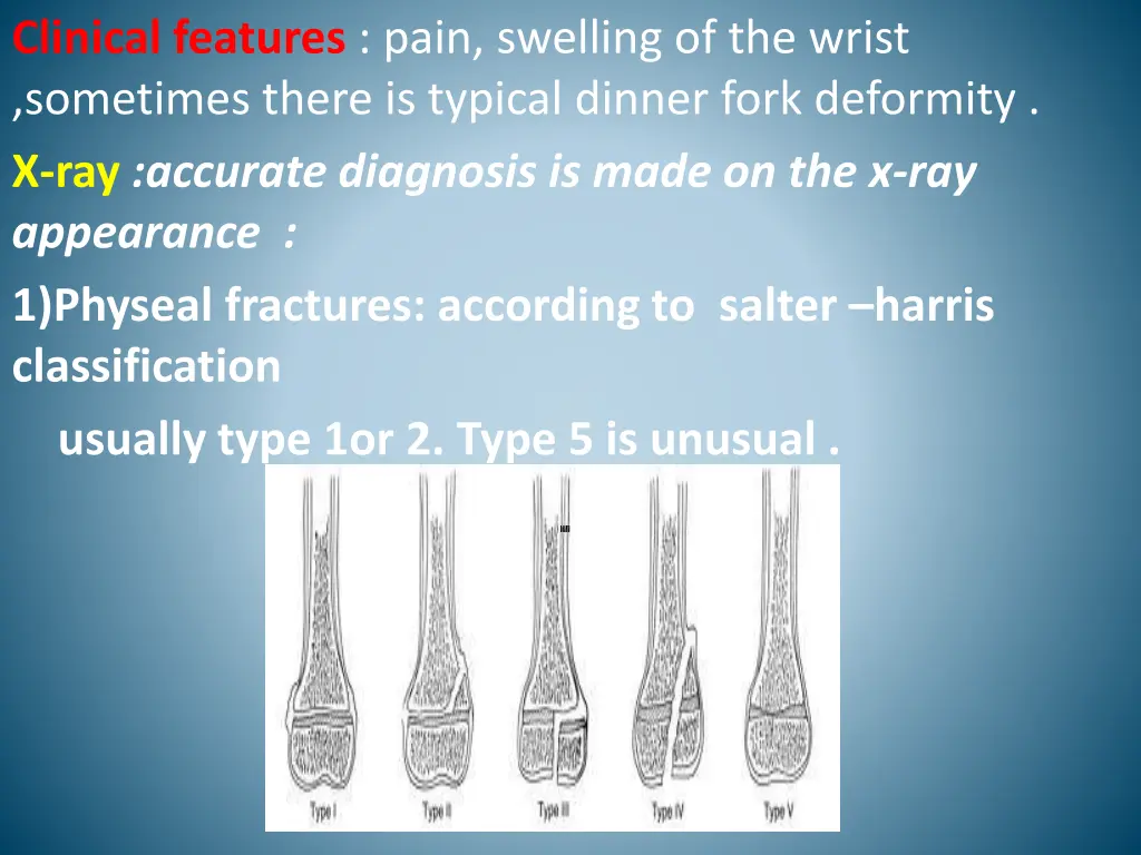 clinical features pain swelling of the wrist