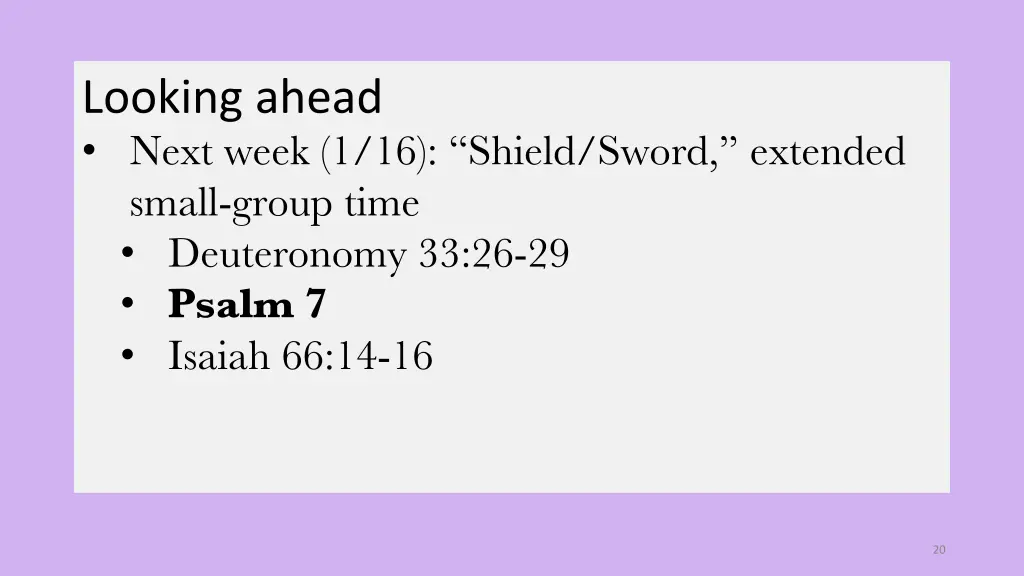 looking ahead next week 1 16 shield sword