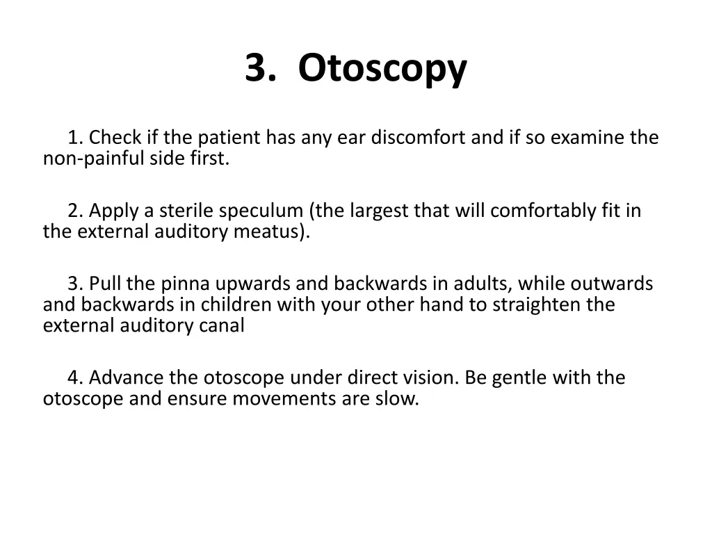 3 otoscopy