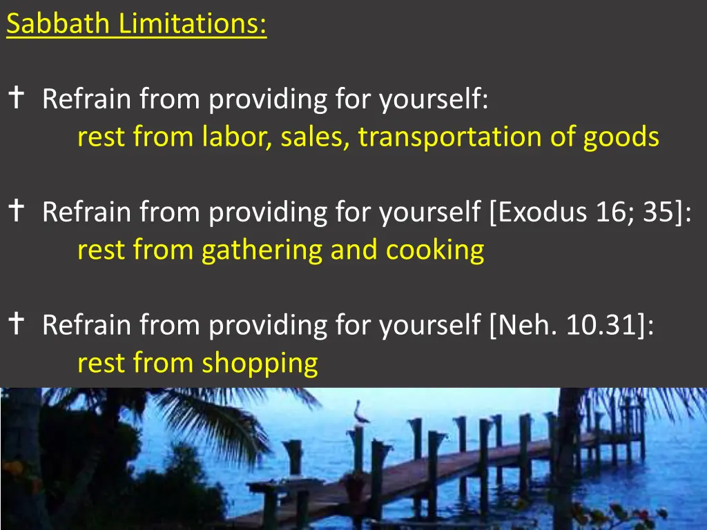 sabbath limitations 2