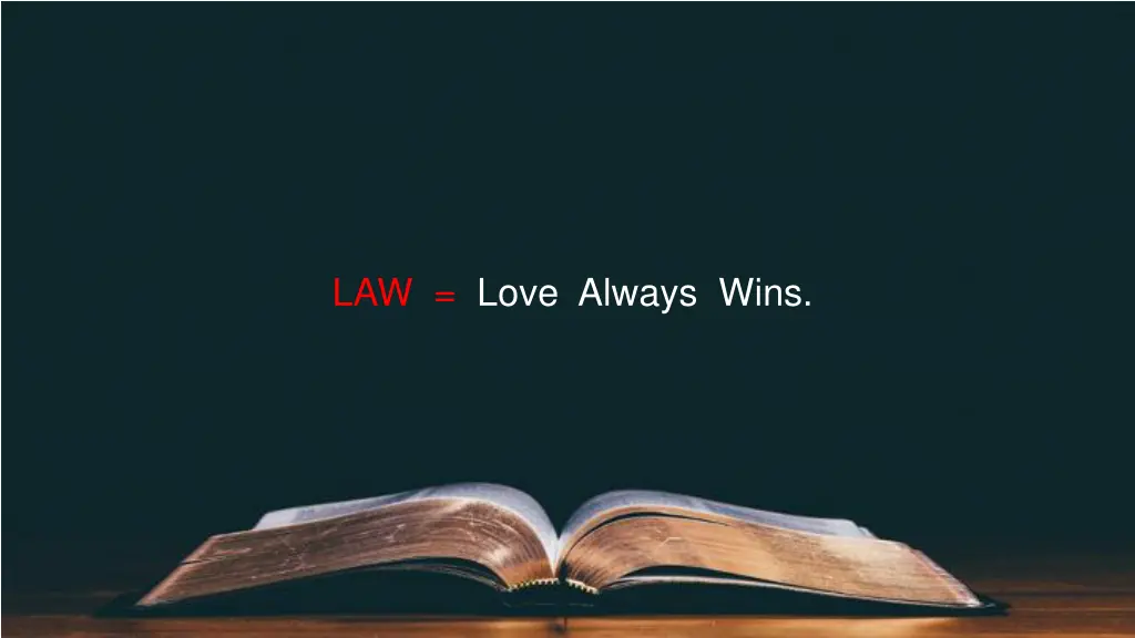 law love always wins