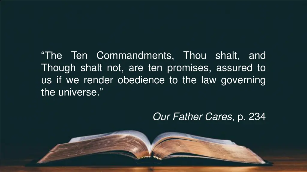 the ten commandments thou shalt and though shalt