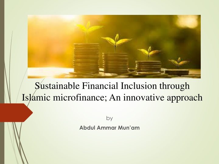 sustainable financial inclusion through islamic