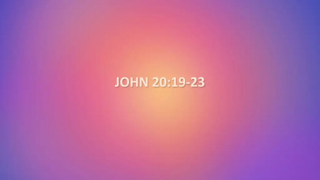 john 20 19 23