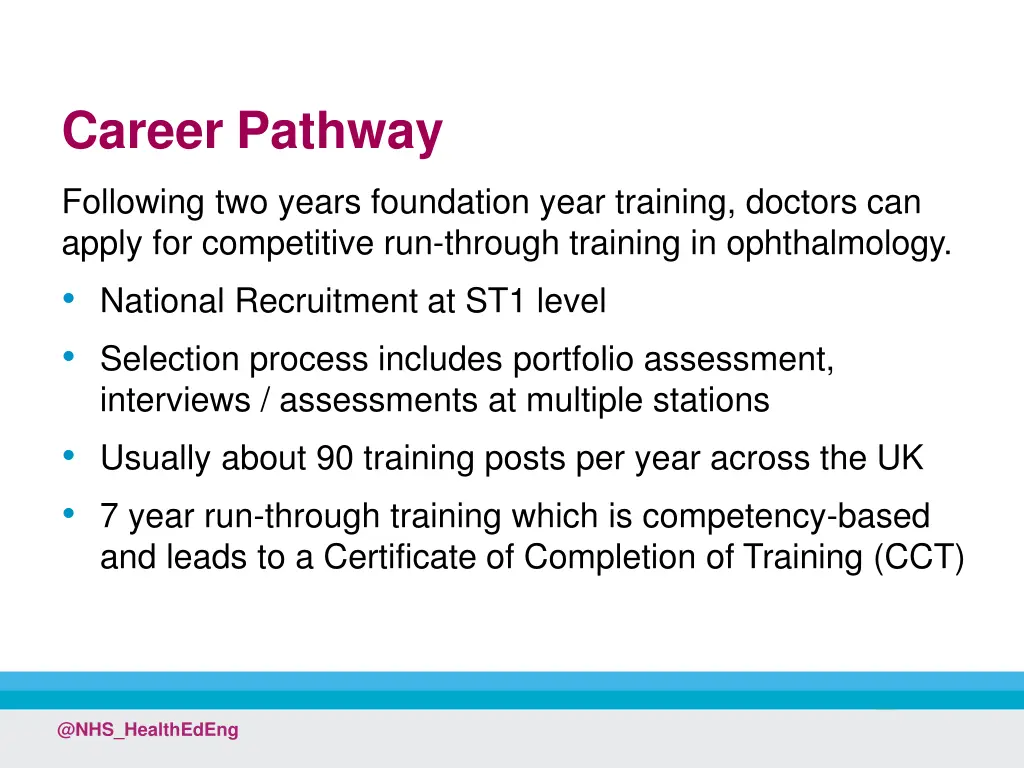 career pathway