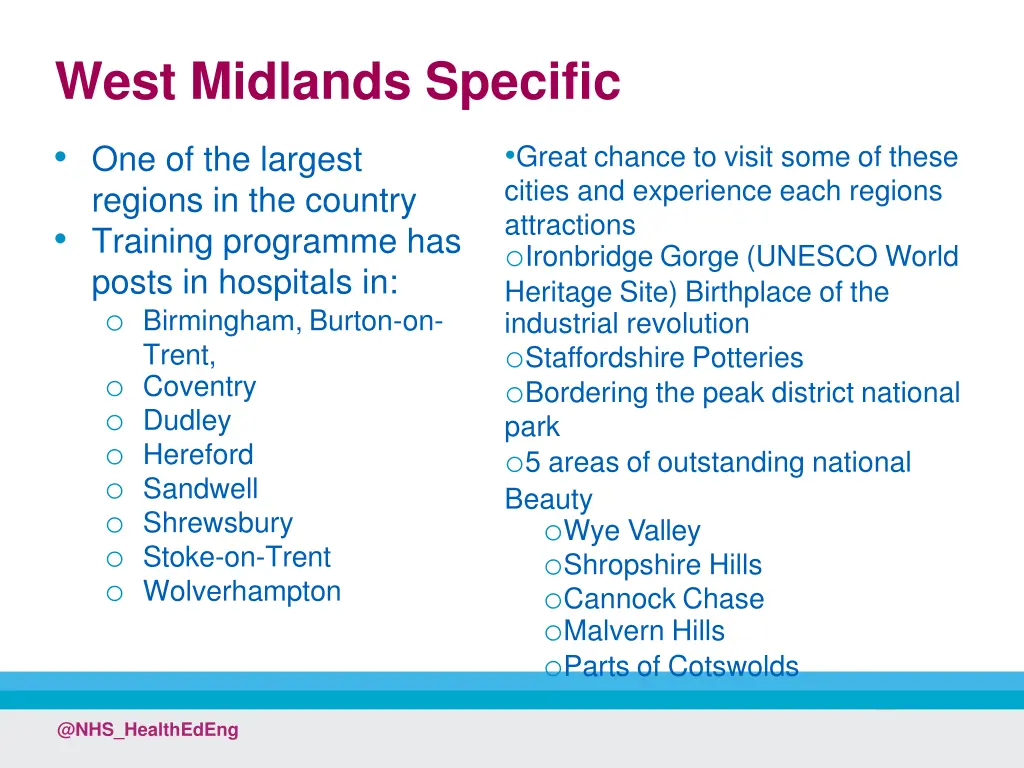 west midlands specific