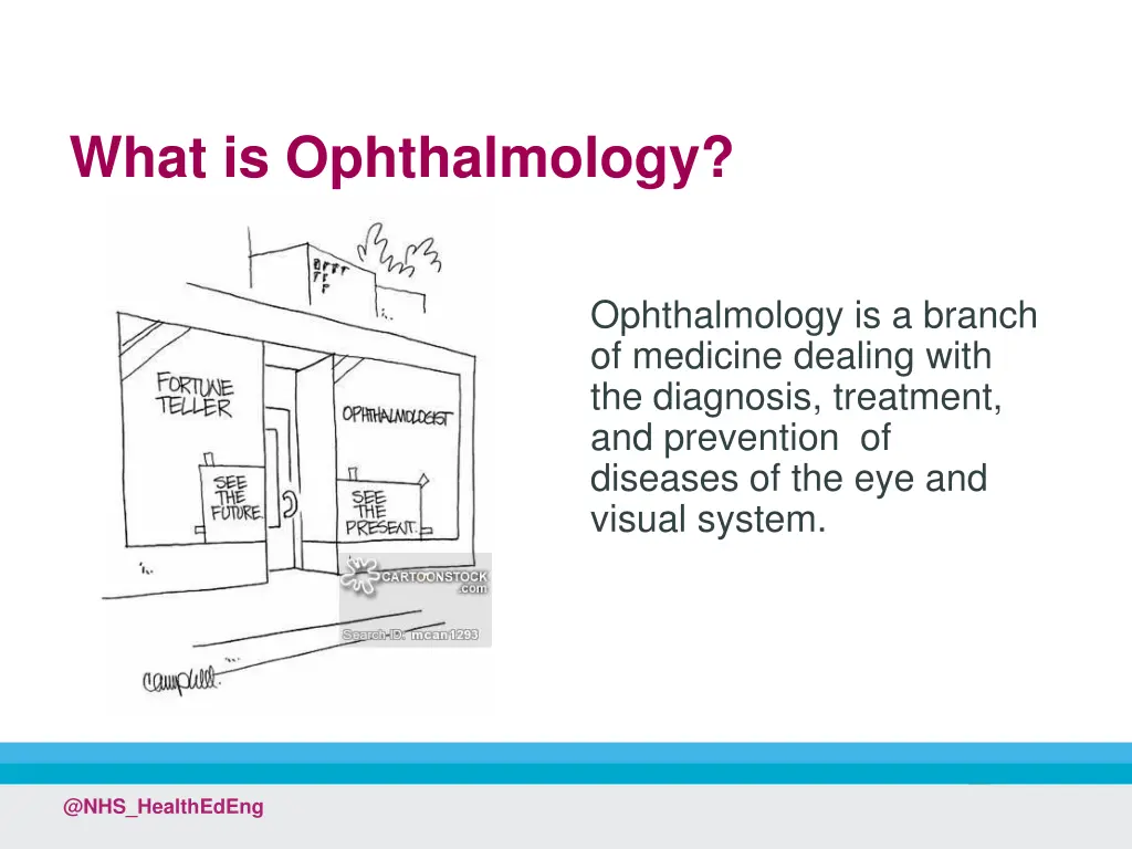 what is ophthalmology