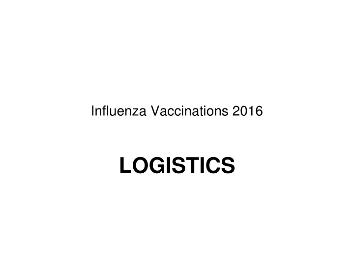 influenza vaccinations 2016