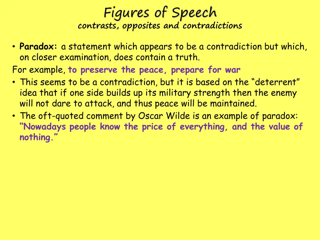 figures of speech contrasts opposites