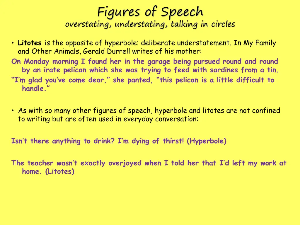 figures of speech overstating understating 1