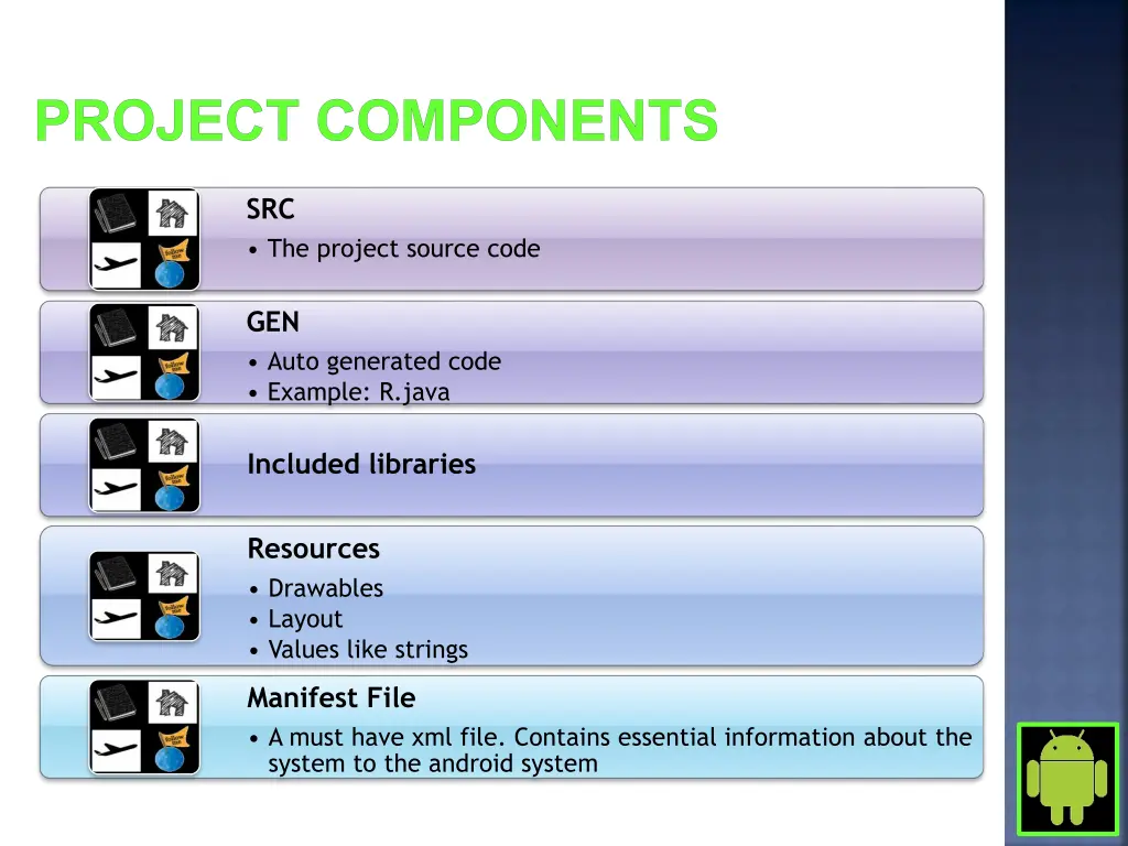 project components