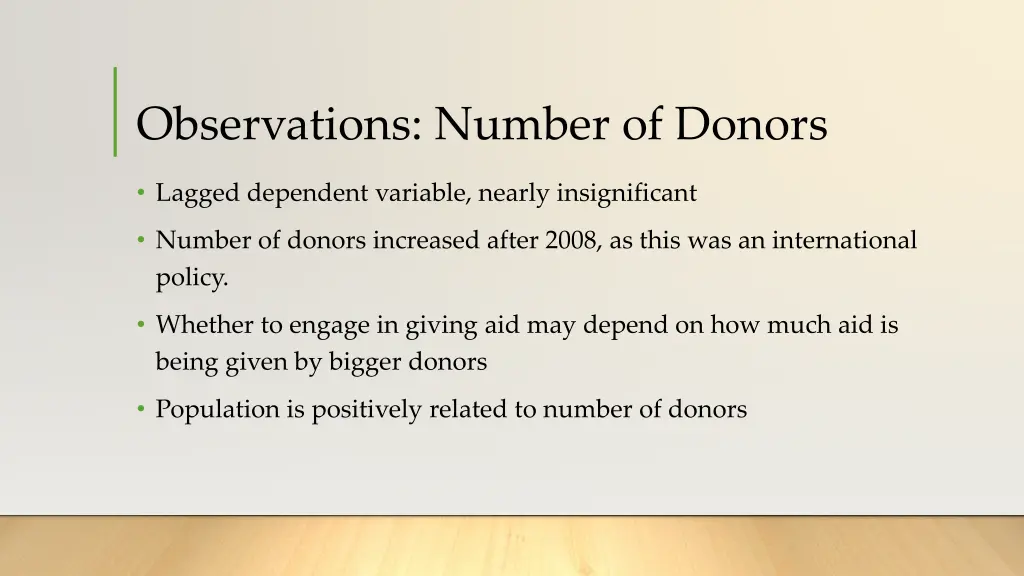 observations number of donors