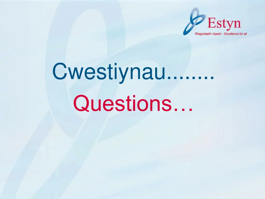 cwestiynau questions