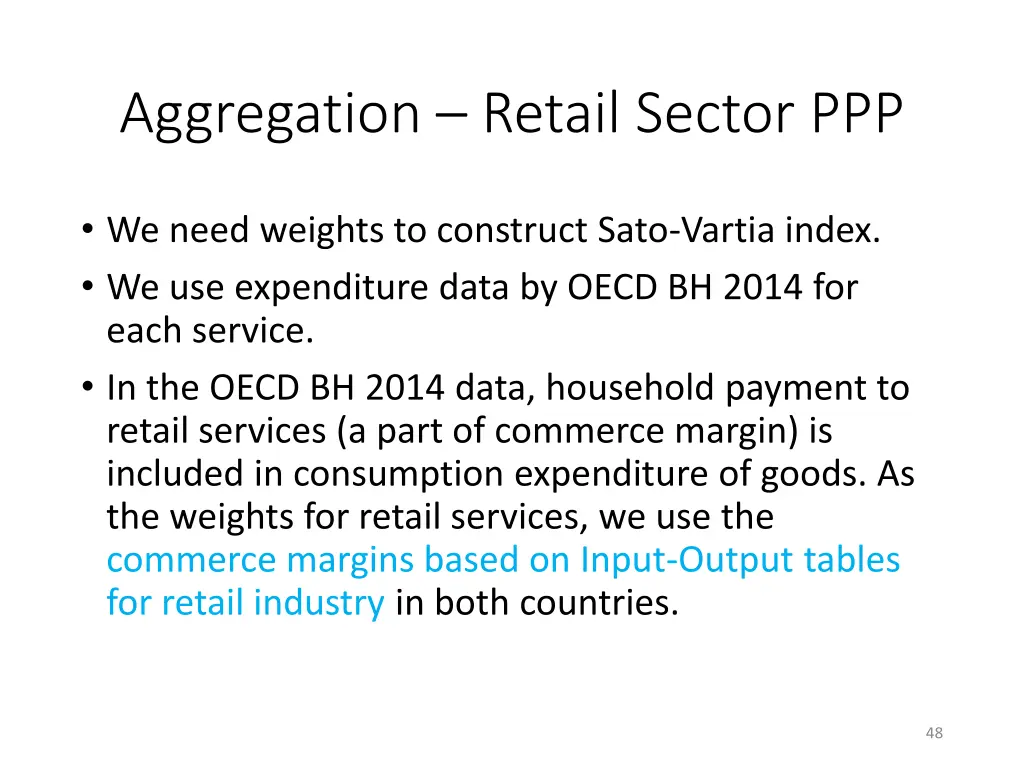 aggregation retail sector ppp