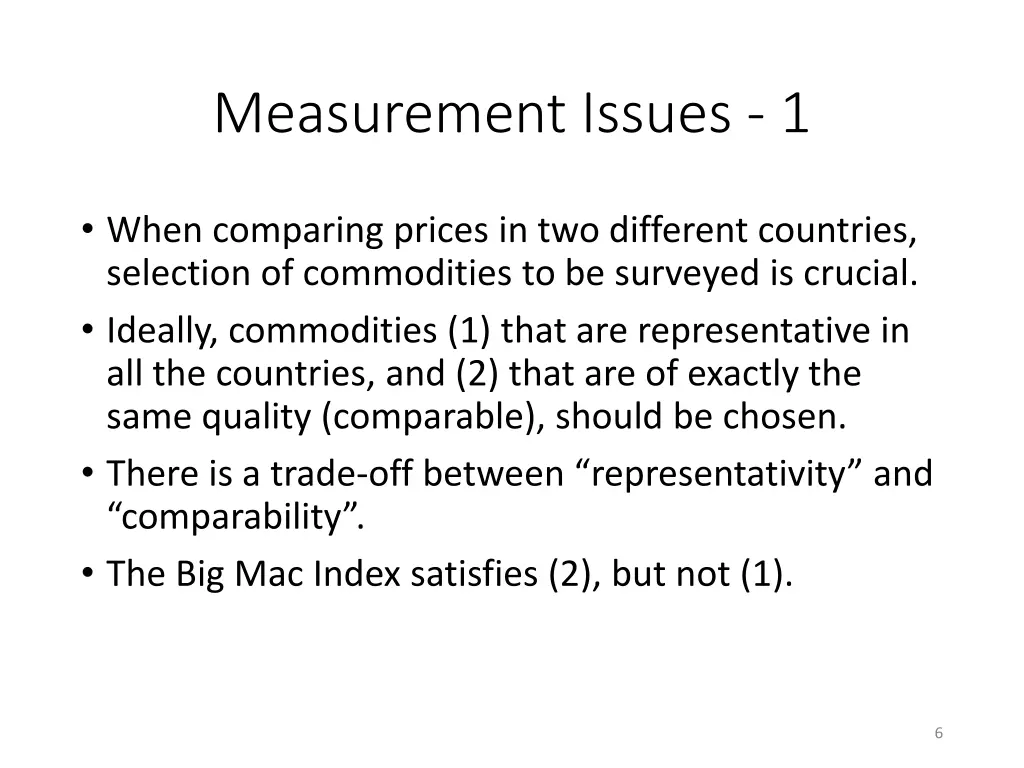 measurement issues 1