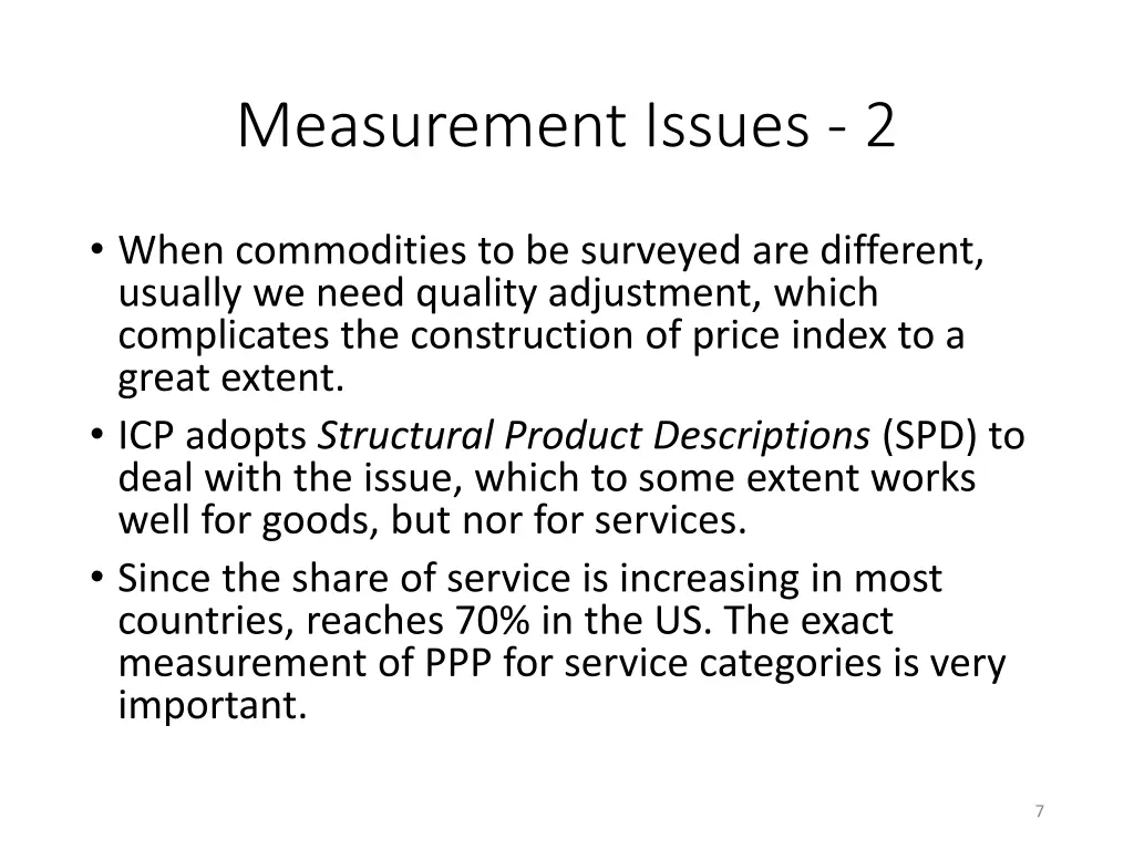 measurement issues 2